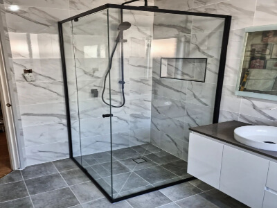 Semi Frameless Shower Screen